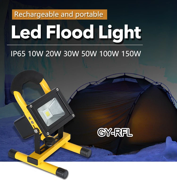 50W Portable High Power Emergency Flood Light1