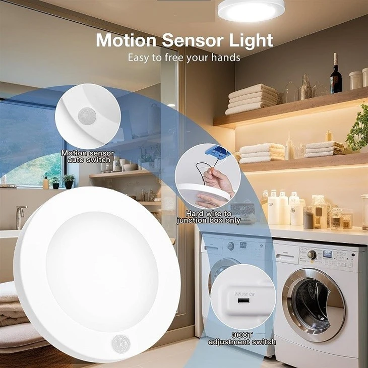3 CCT Motion Sensor Ceiling Light 1