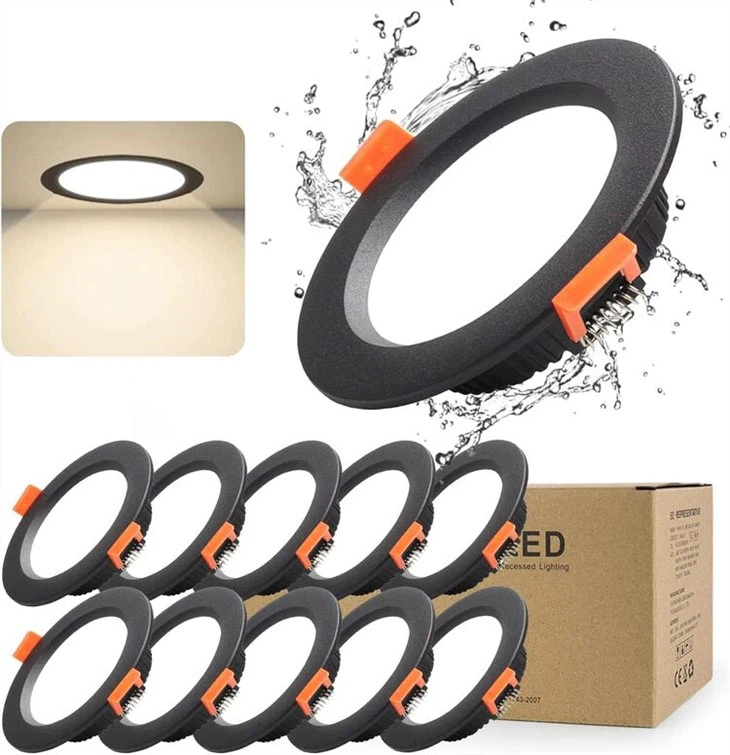 باتھ روم Ip65 کے لیے ڈاؤن لائٹس